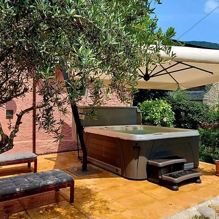 Sequsino La Casa Rosa Di Segusino With Spa Jacuzzi In Garden מראה חיצוני תמונה