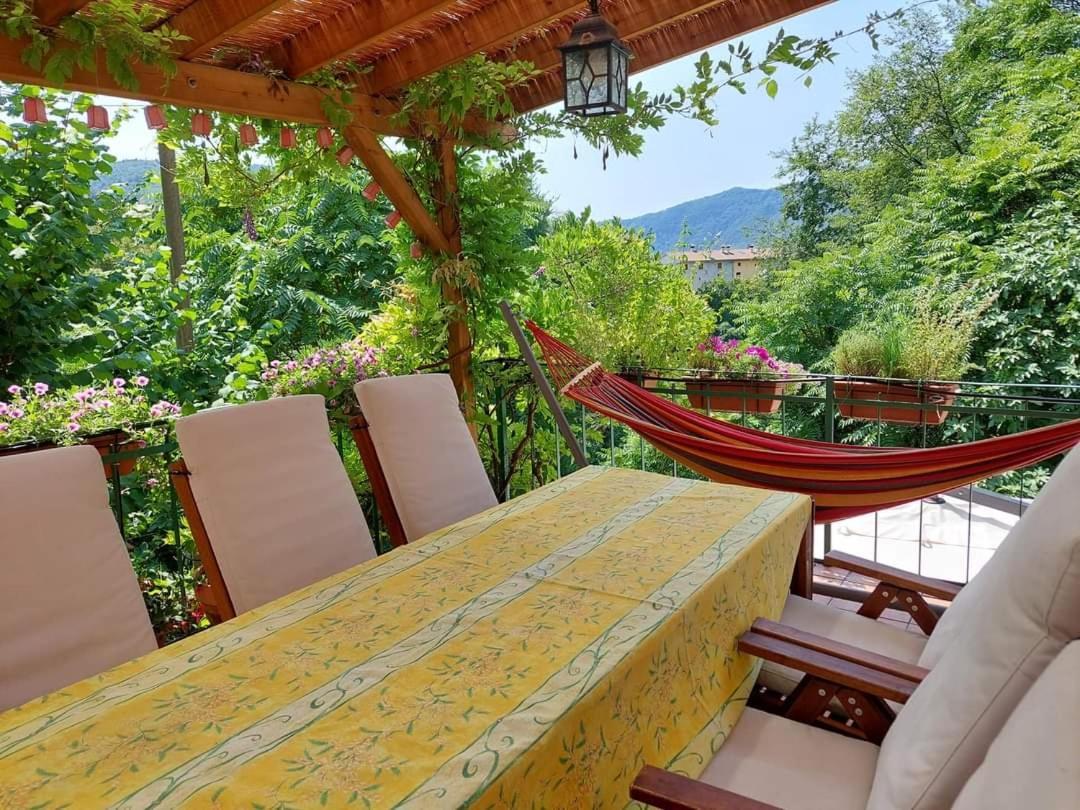 Sequsino La Casa Rosa Di Segusino With Spa Jacuzzi In Garden מראה חיצוני תמונה