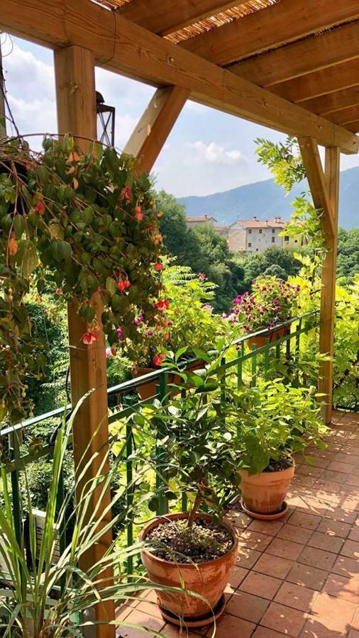 Sequsino La Casa Rosa Di Segusino With Spa Jacuzzi In Garden מראה חיצוני תמונה